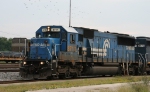 CSX 8717 leads two leasers